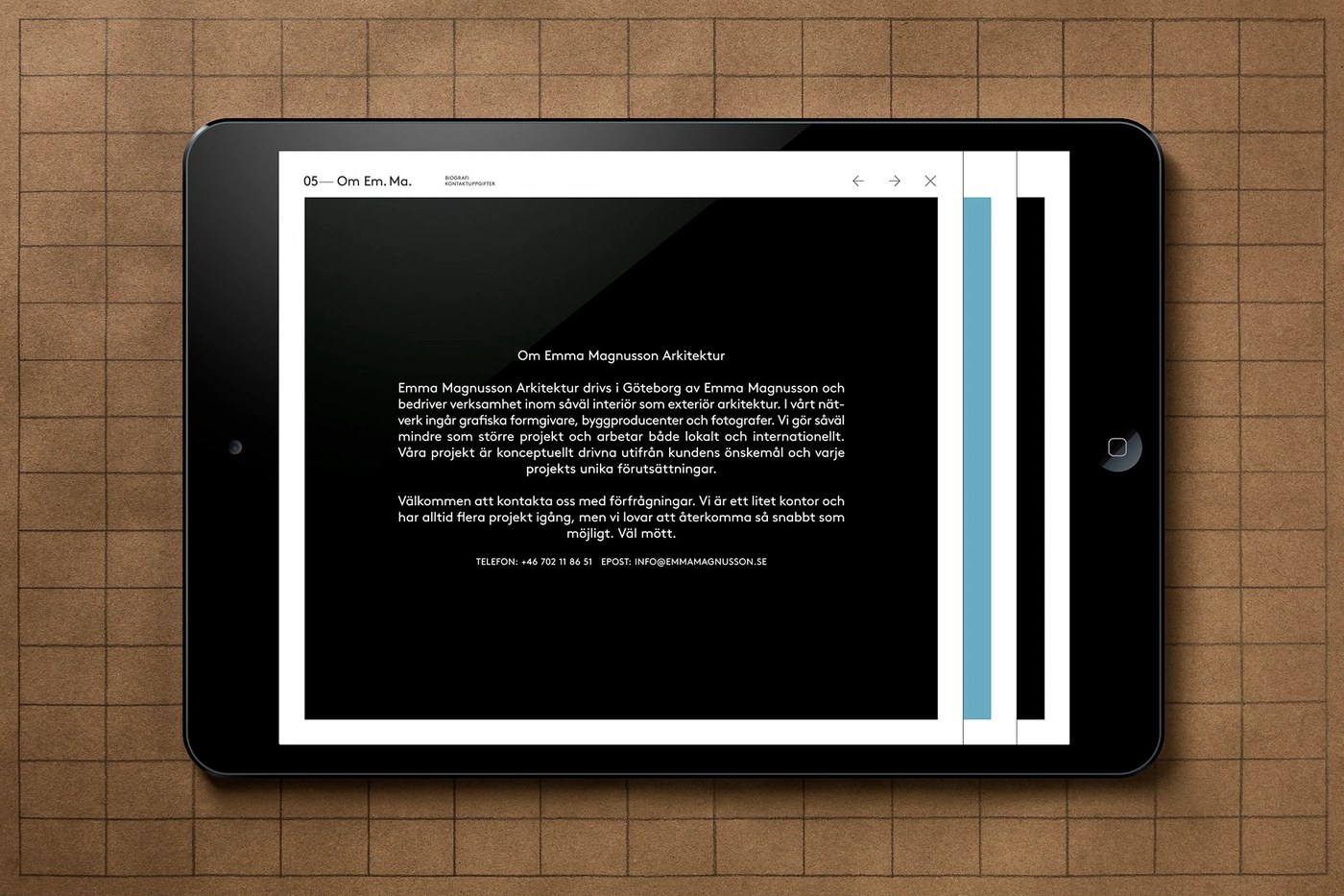 Image 7: website project view in the ui ux web design dashboard layout