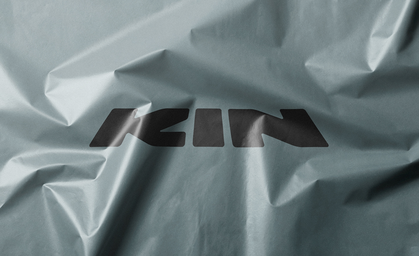 Image 1: KIN Store branding hero layout mockup