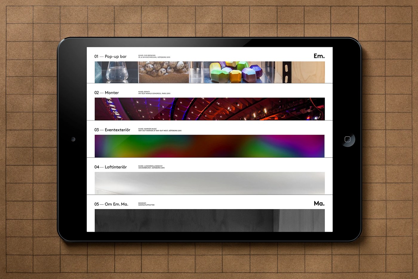 Image 3: letterhead alignment in the ui ux web design dashboard layout