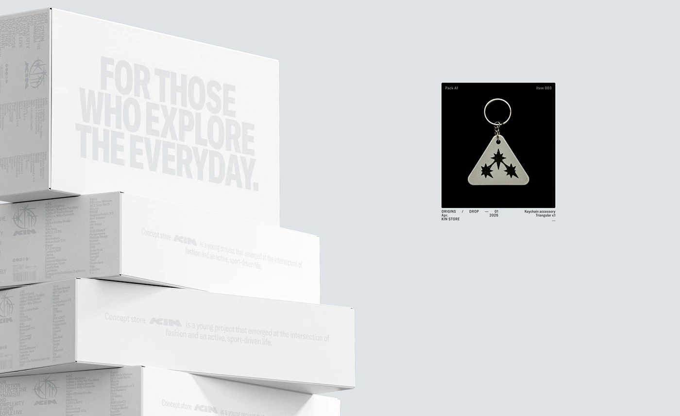 Image 5: KIN Store branding color system design