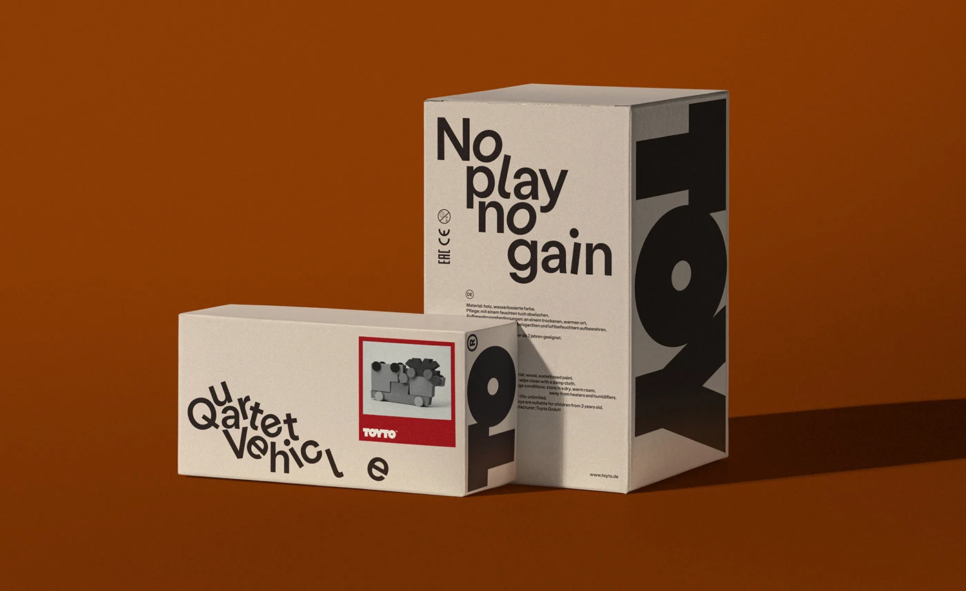 Image 5: Toyto branding identity typography details