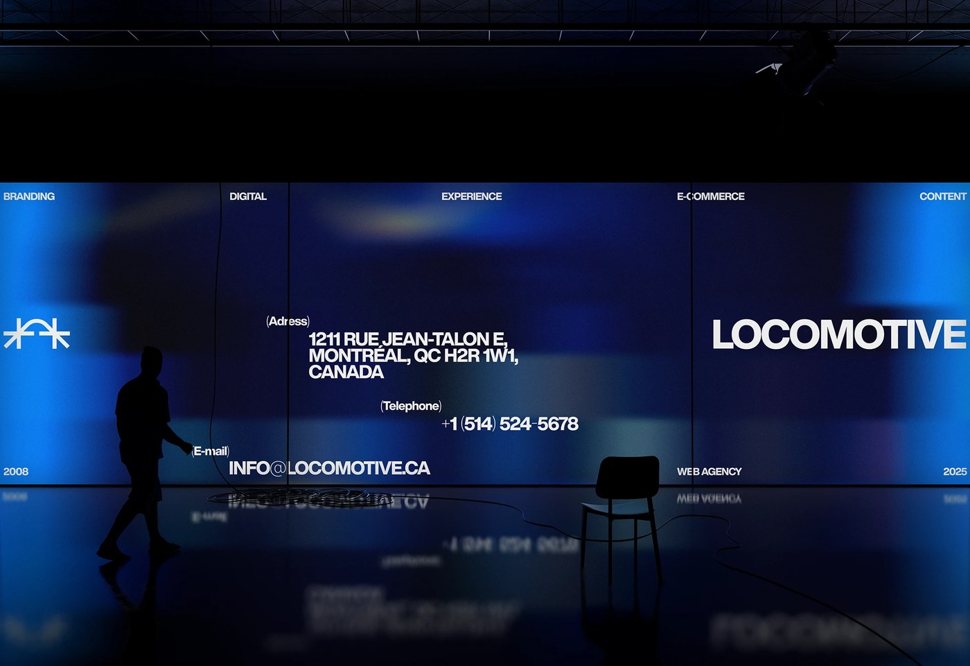 Image 6: web design agency portfolio 3d interface layout editorial visual presentation
