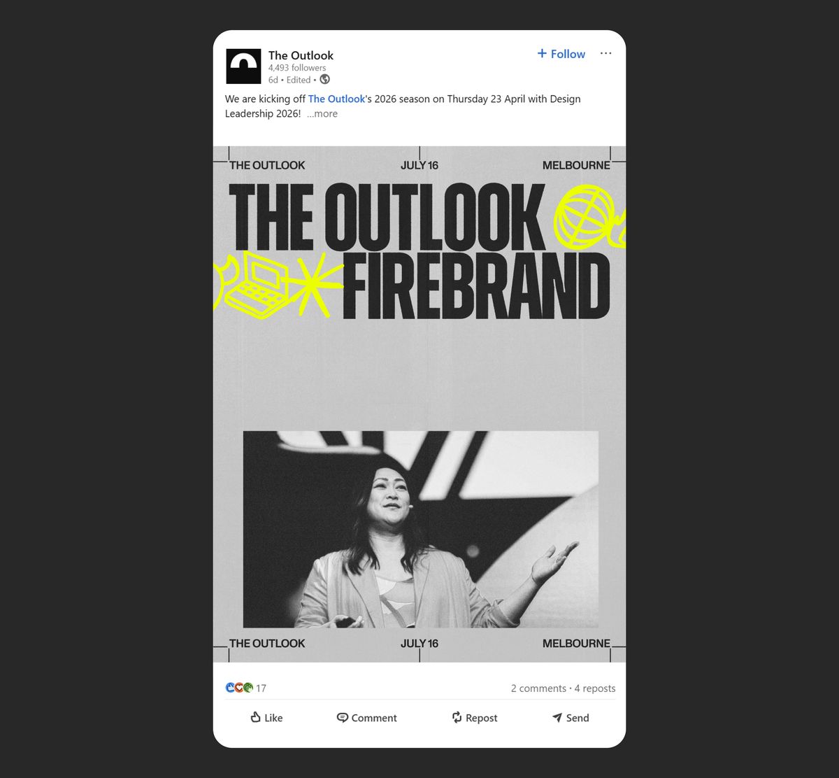 BUCK thiết kế bộ nhận diện thương hiệu đầy cá tính và gai góc cho hội nghị Outlook