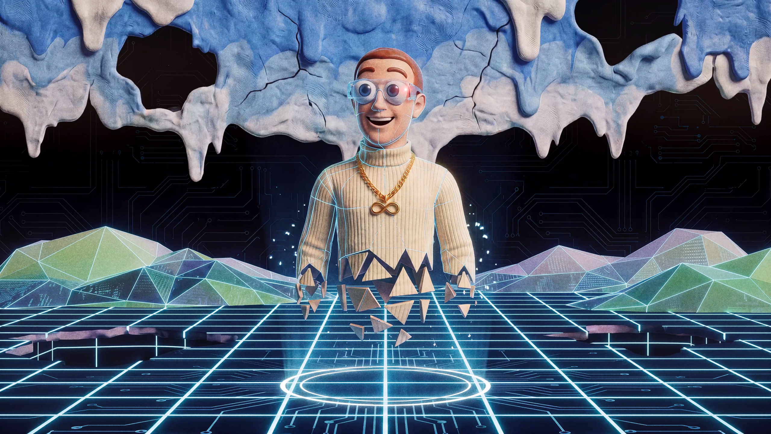 Image 4: Frame from Bunker Boyz, a short film parody by Private Island.