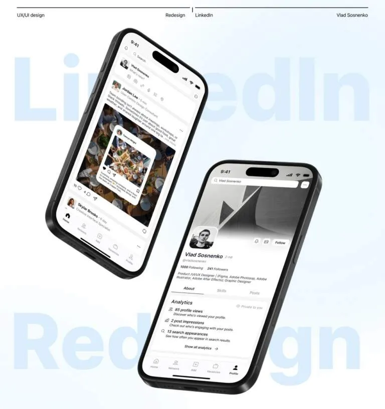 Bản redesign LinkedIn cực chất từ Vlad Sosnenko: Khi mạng xã hội chuyên nghiệp trở nên tối giản và trực quan Img09 - Bản redesign LinkedIn cực chất từ Vlad Sosnenko: Khi mạng xã hội chuyên nghiệp trở nên tối giản và trực quan