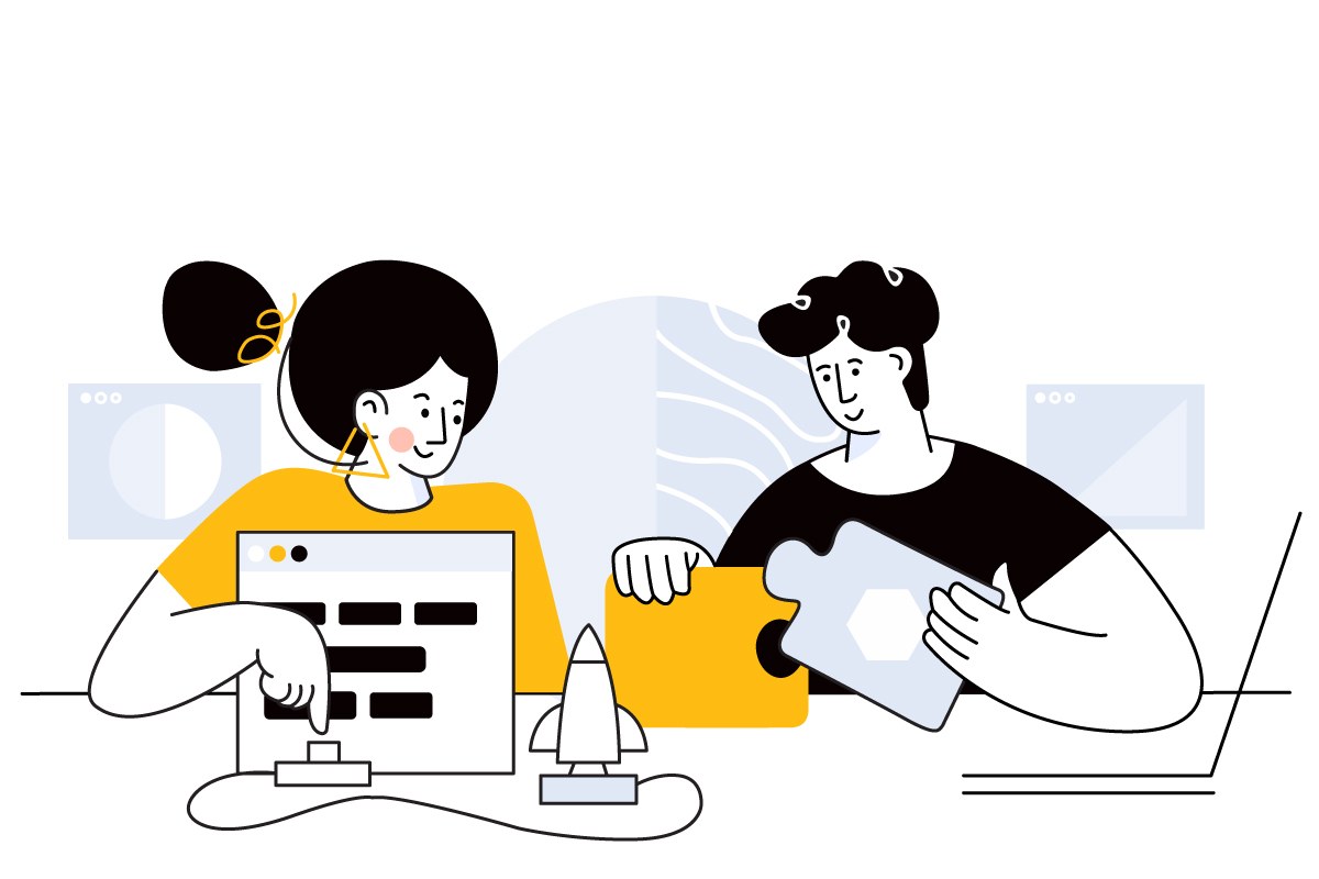 Image 2: illustration design branding visual identity characters