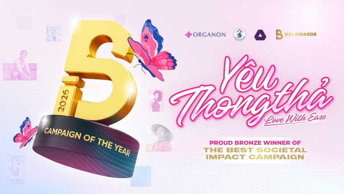 Image 14: Organon cùng chiến dịch “Yêu Thong Thả” thắng giải tại BSI Award 2026