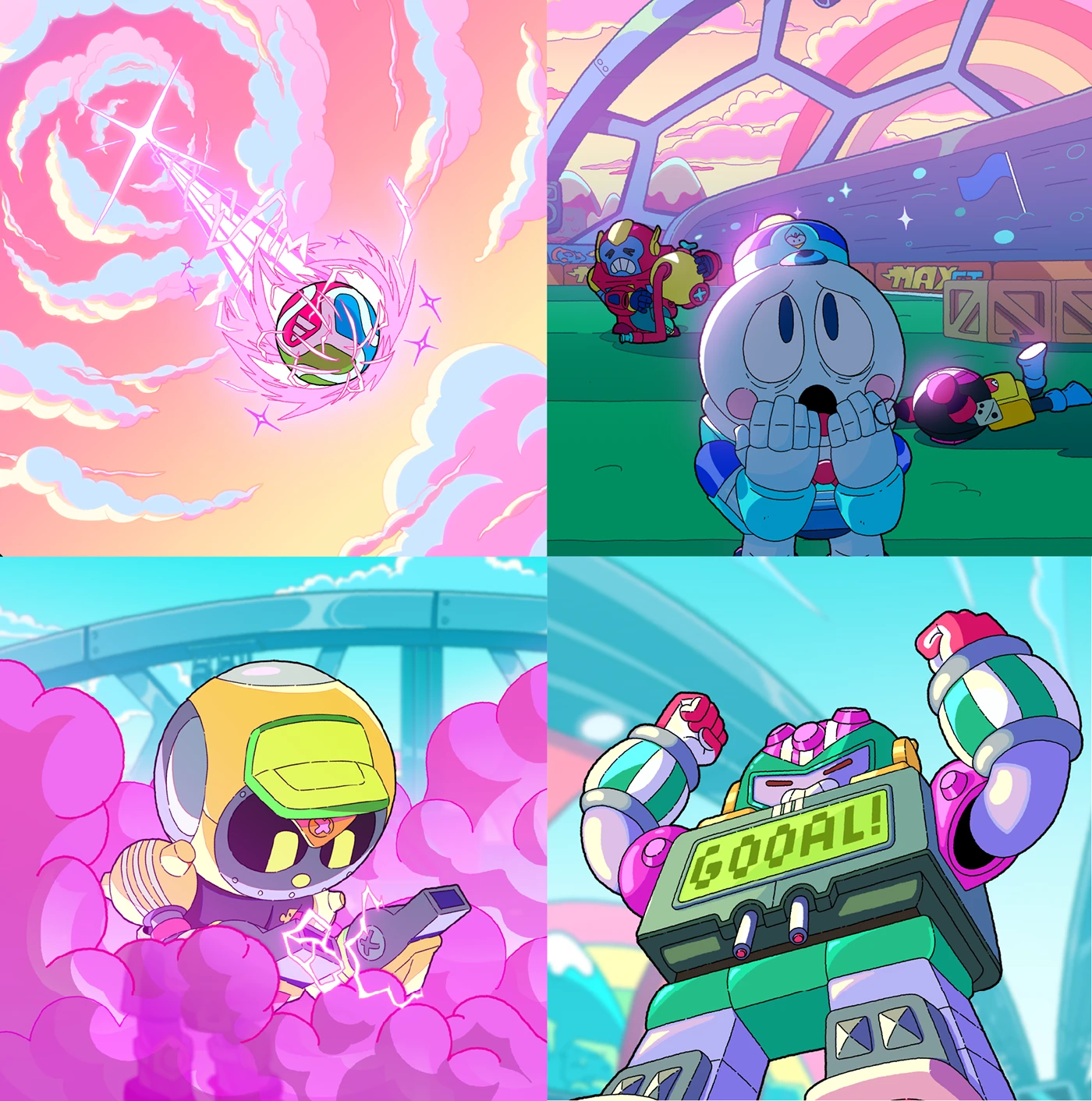 Image 21: motion design animation art direction Creative Direction motion graphics 3d animation 2D Animation football FIFA World Cup Gaming
