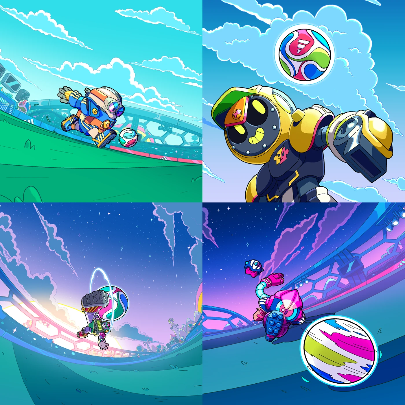 Image 23: motion design animation art direction Creative Direction motion graphics 3d animation 2D Animation football FIFA World Cup Gaming
