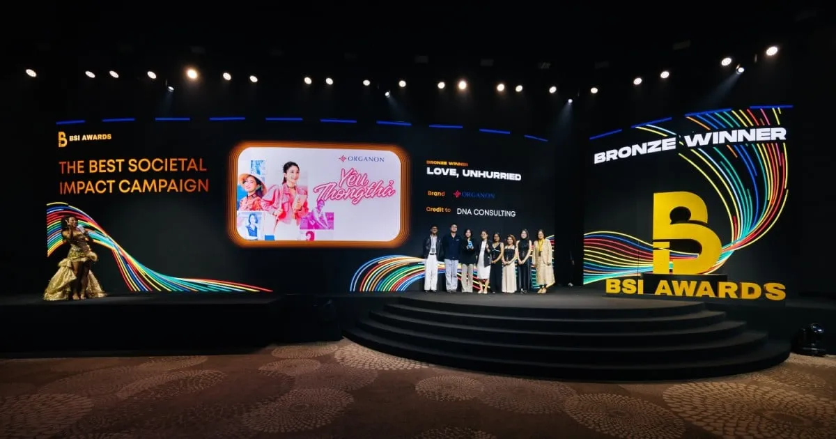 Cách chiến dịch “Yêu Thong Thả” của Organon phá vỡ định kiến để ẵm giải BSI Awards 2026