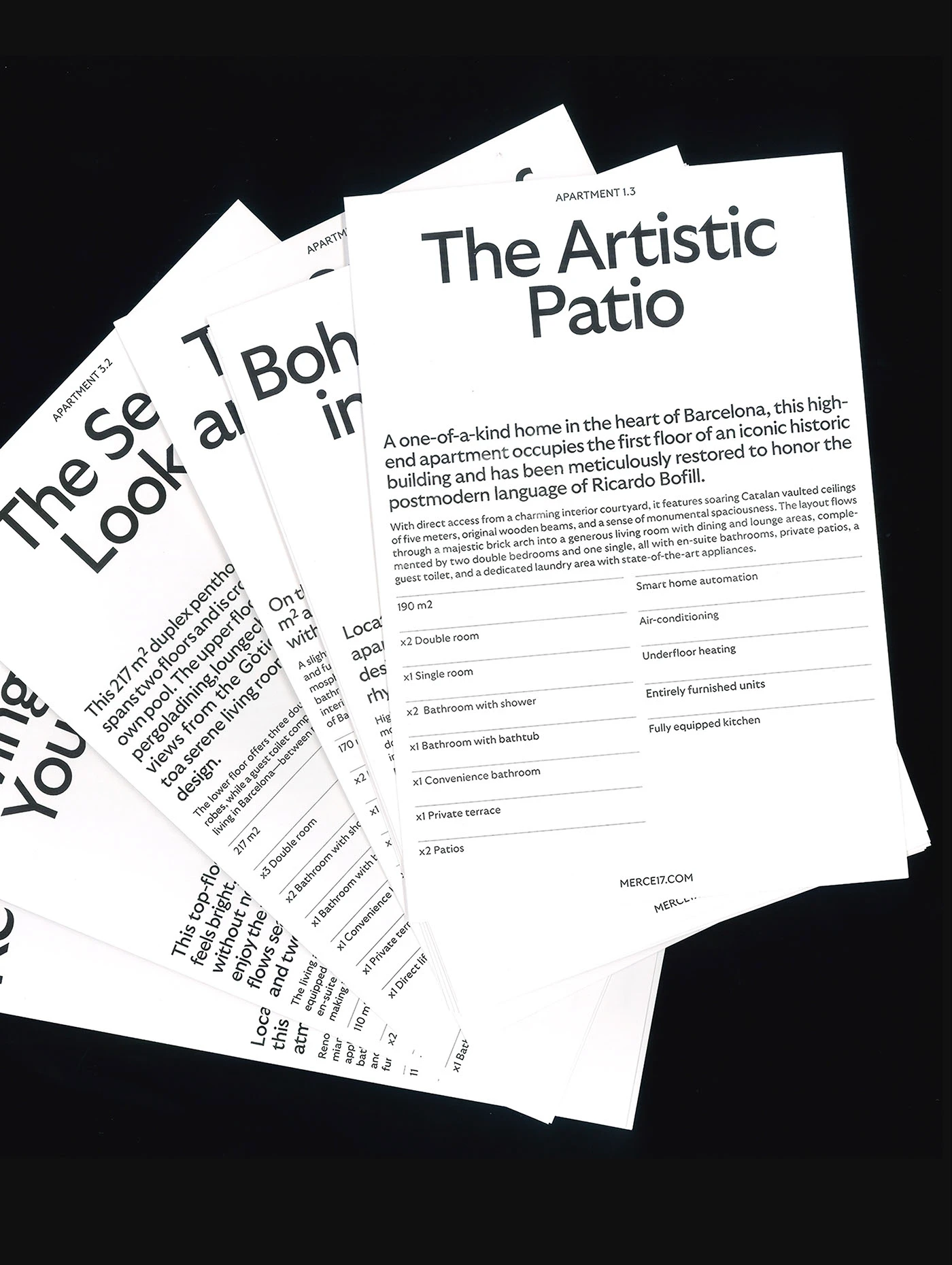 Image 4: Mercè 17 branding packaging graphics layout