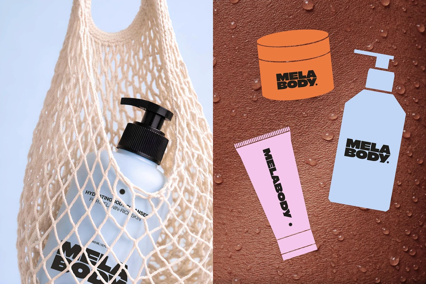 Image 5: bodycare packaging design wellness branding system mockup across tubes and bottles