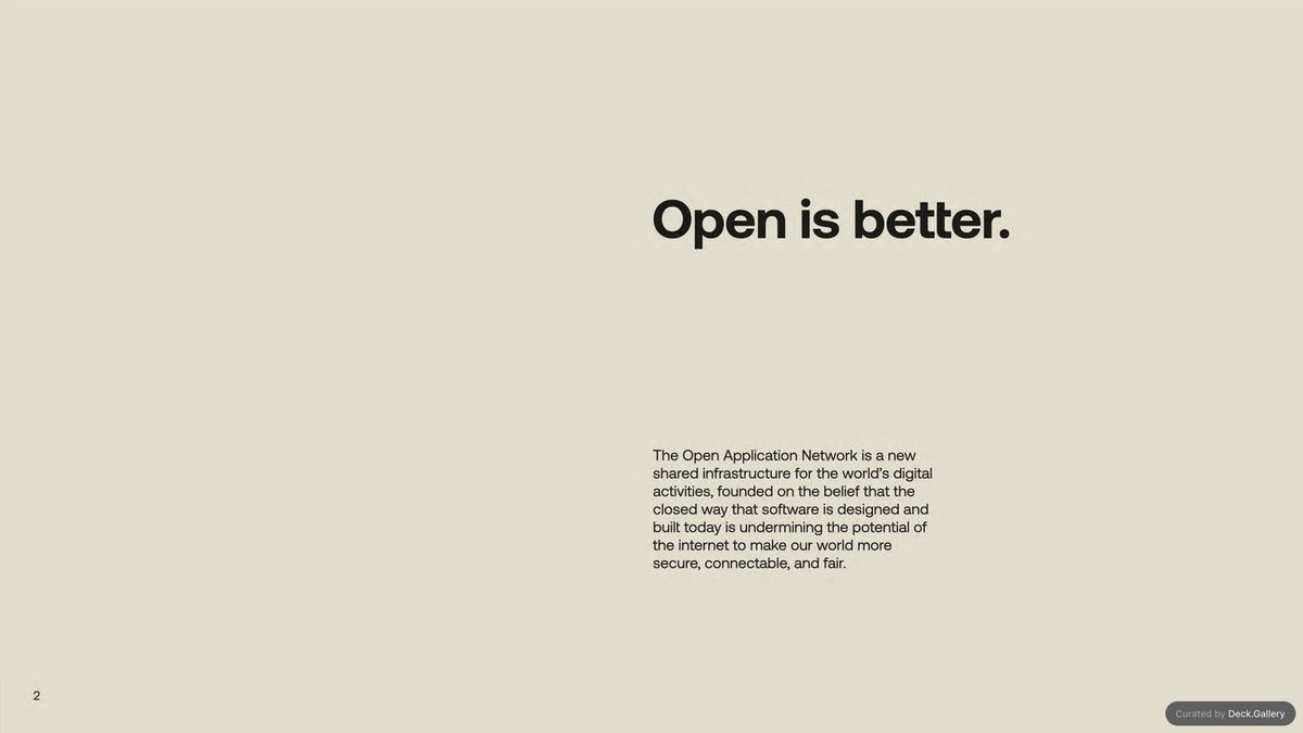 Image 2: OAN presentation branding brand design asset