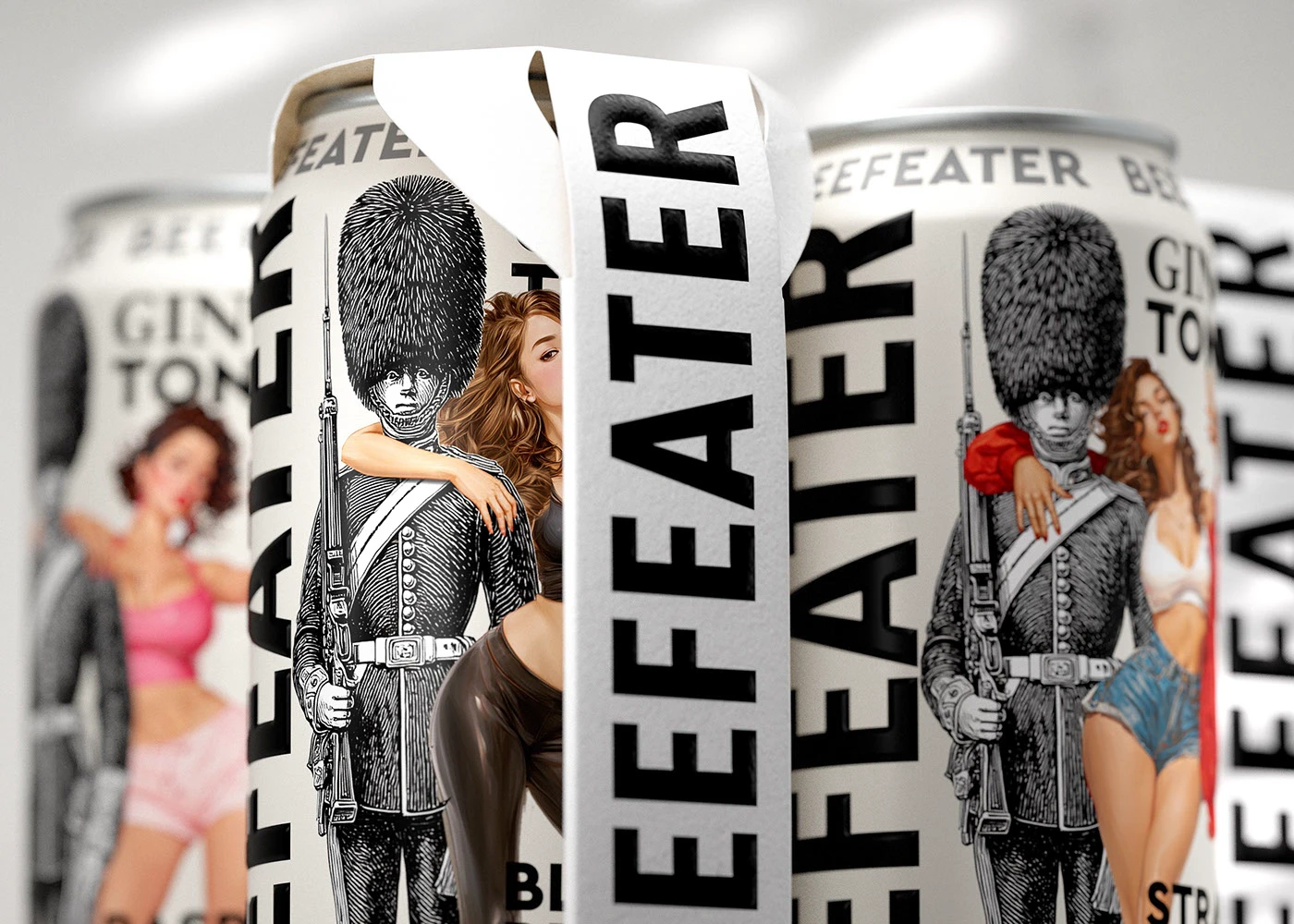 Image 4: Beefeater branding color system design