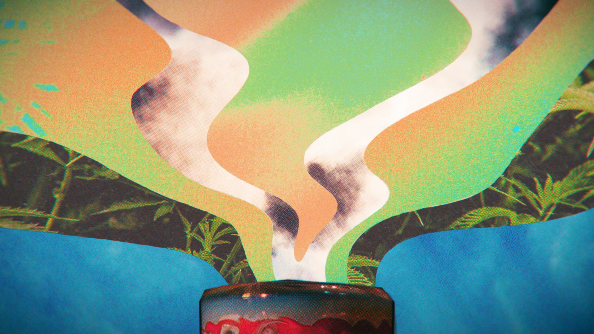Image 2: Frame from the 4x20: Quick Hits title sequence by Wesley Ebelhar.