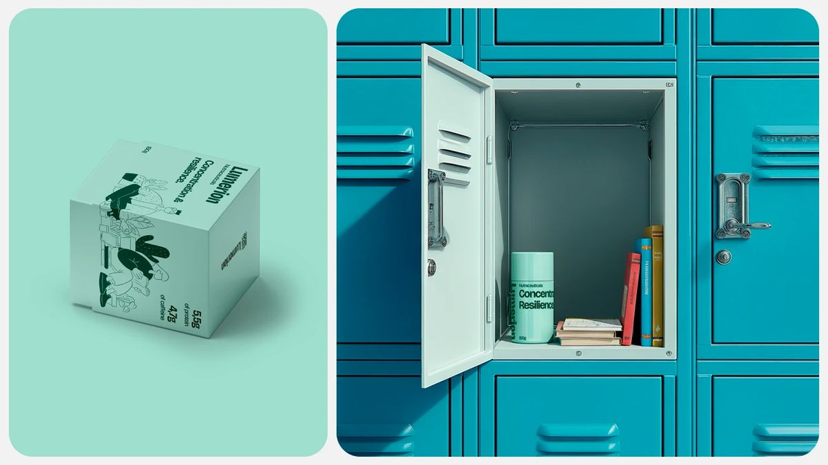 Image 4: Lumerion branding color system design