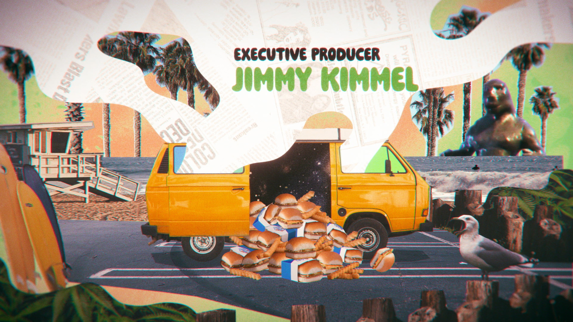 Image 3: Frame from the 4x20: Quick Hits title sequence by Wesley Ebelhar.