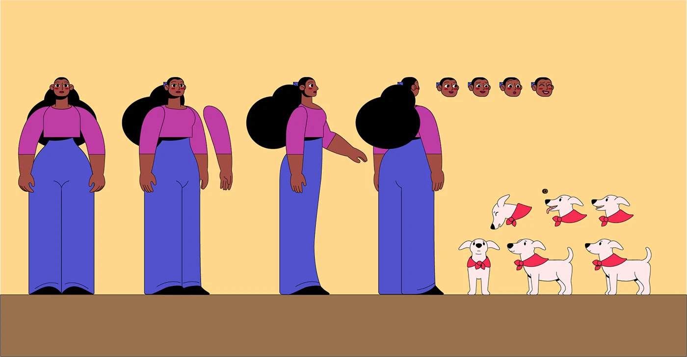 Image 17: 2D Animation character animation 2D animation motion design after effects motion graphics 