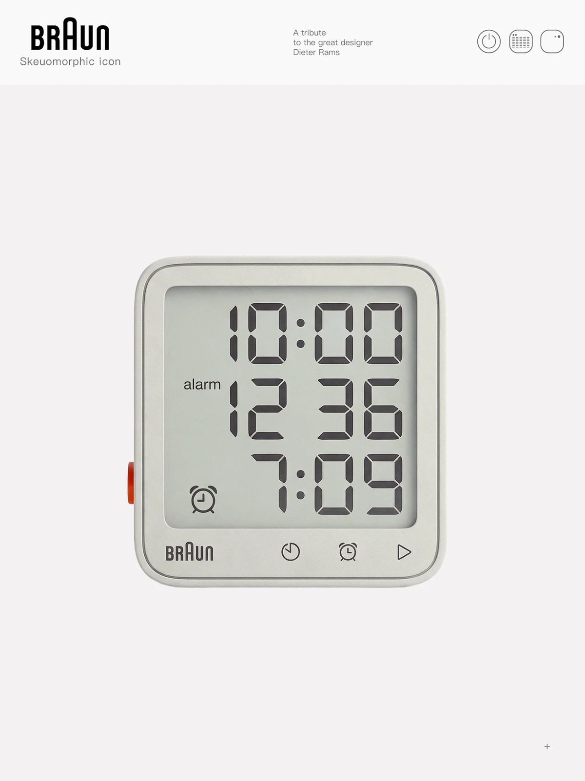 Bộ thiết kế icon Rams System Icons lấy cảm hứng từ Dieter Rams của Lu Yan và Zhiyi Zhang