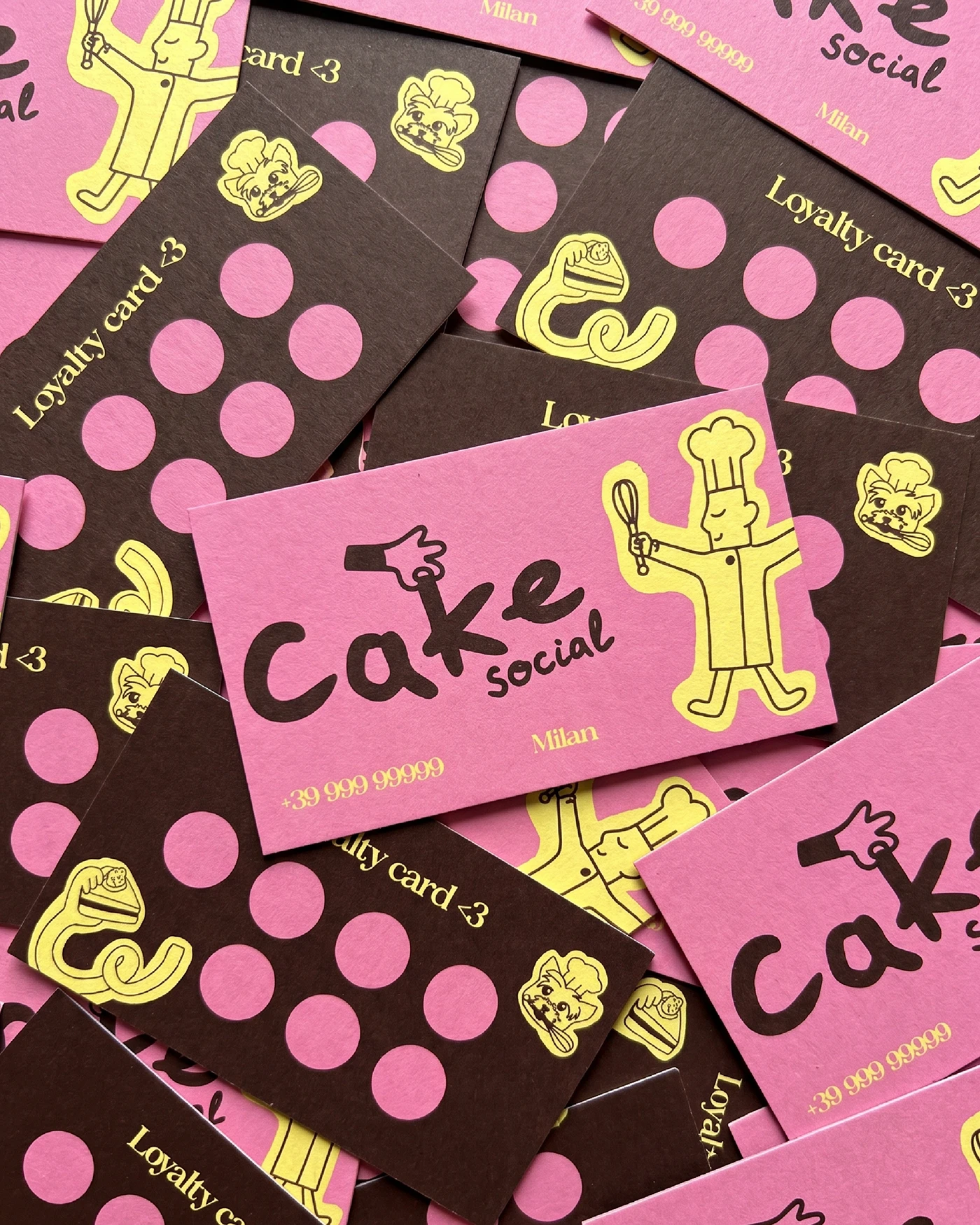 Image 2: Cake Social bakery branding brand design asset