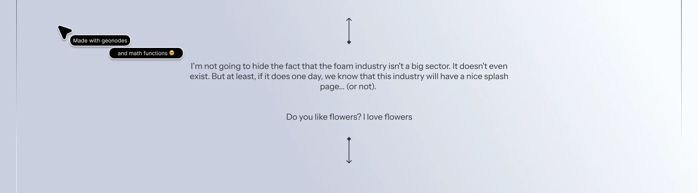 Image 2: A homepage interactive branding layout grid transition details.
