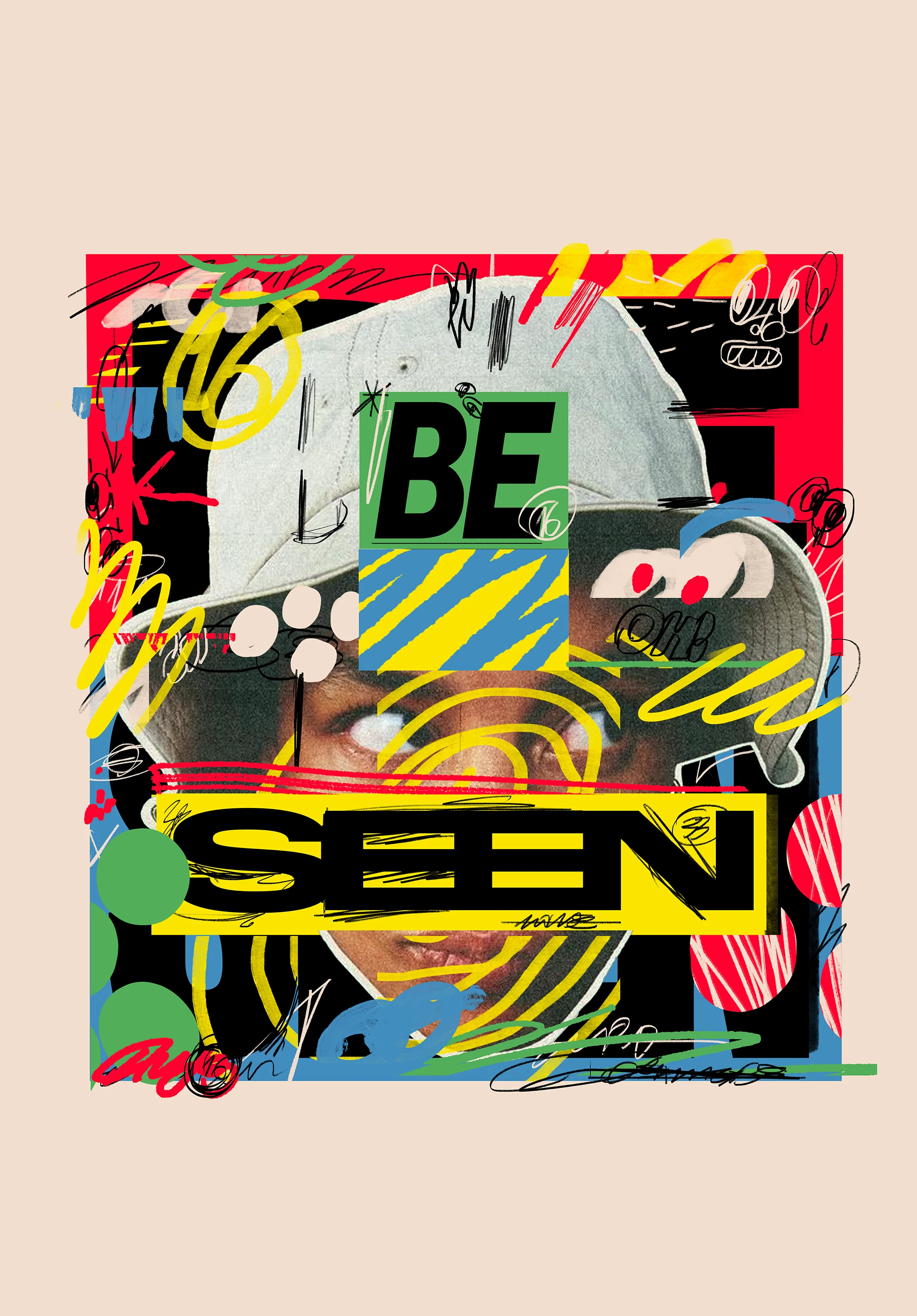IImage 6: BE SEEN branding stationary visual details