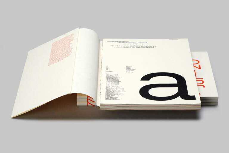 Image 1: Aeonik Pro sans-serif variable font specimen book cover design showing bold typographic scaling