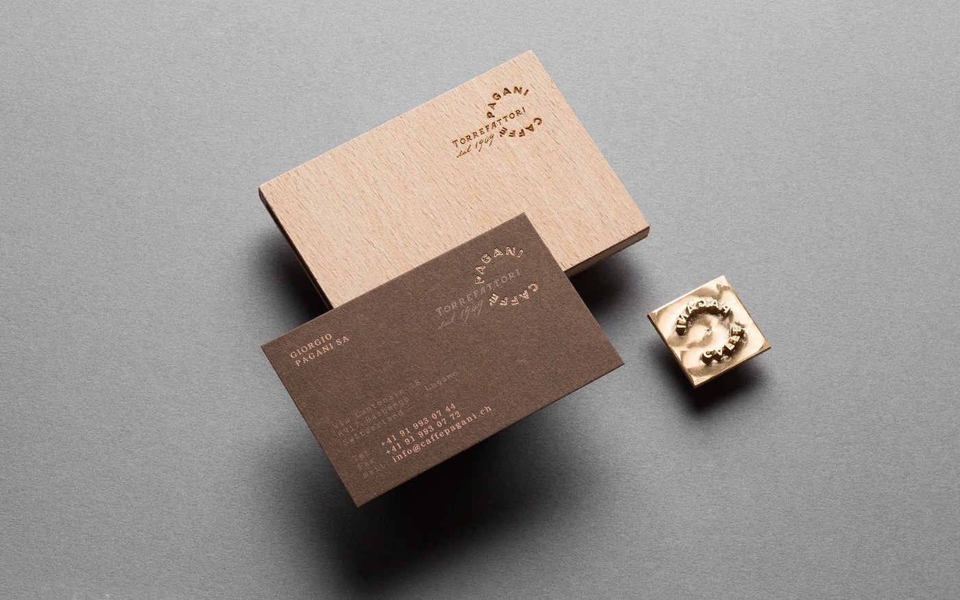 Image 4: caffè pagani pavel emelyanov coffee branding packaging detail