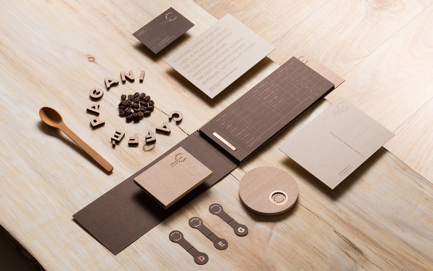 Image 8: caffè pagani pavel emelyanov coffee branding packaging logo variant