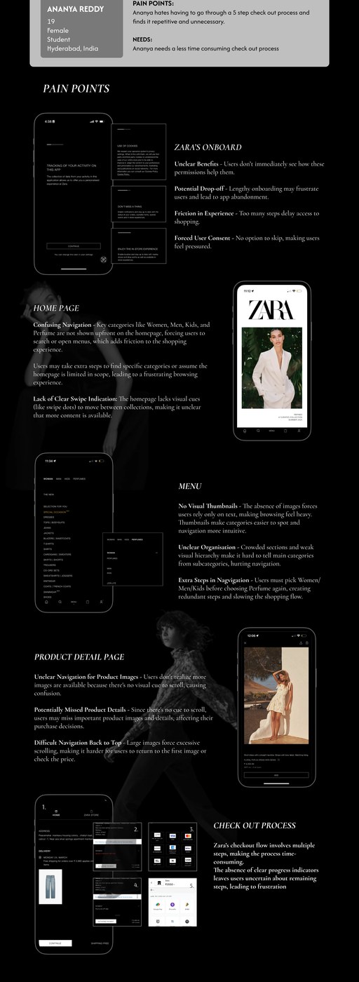 IImage 4: zara app redesign ui ux layout mobile interface design structure