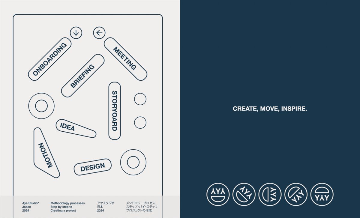IImage 6: AYA stationary visual design details branding