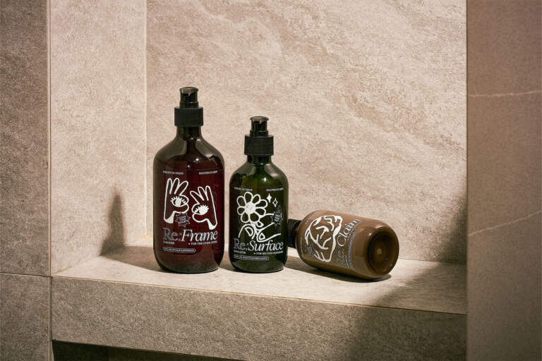 Image 1: House of Adjaycent tackles creative burnout through skincare design