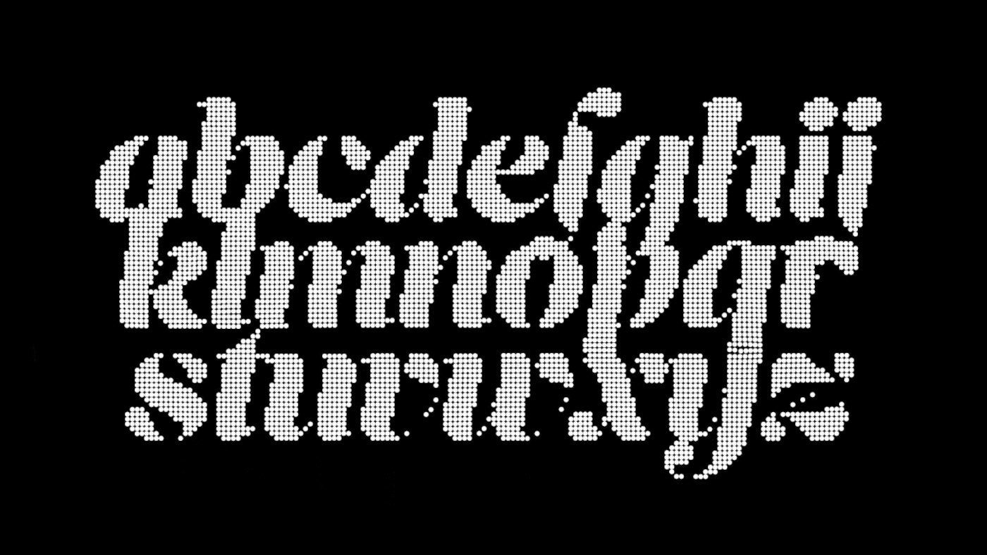Image 11: typography   generative design creative coding particles motion design Amuki p5js kinetic typography designtools kinetictype