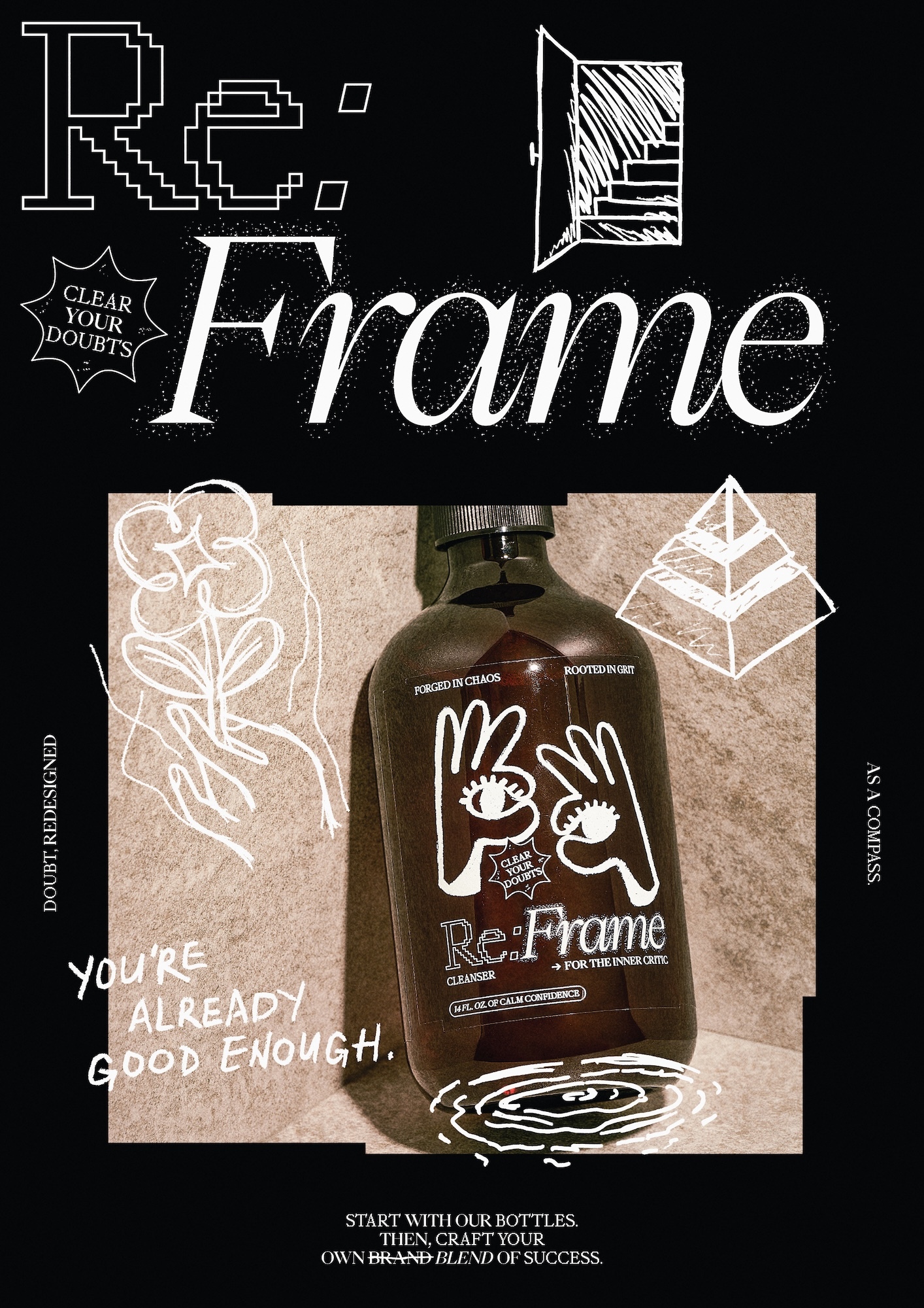Image 2: House of Adjaycent tackles creative burnout through skincare design