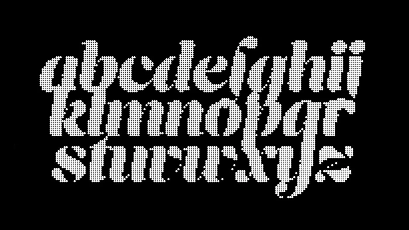 How Amuki Tools No. 173: Particles Brings Motion to Typography - Image 4: typography generative design creative coding particles motion design Amuki p5js kinetic typography designtools kinetictype