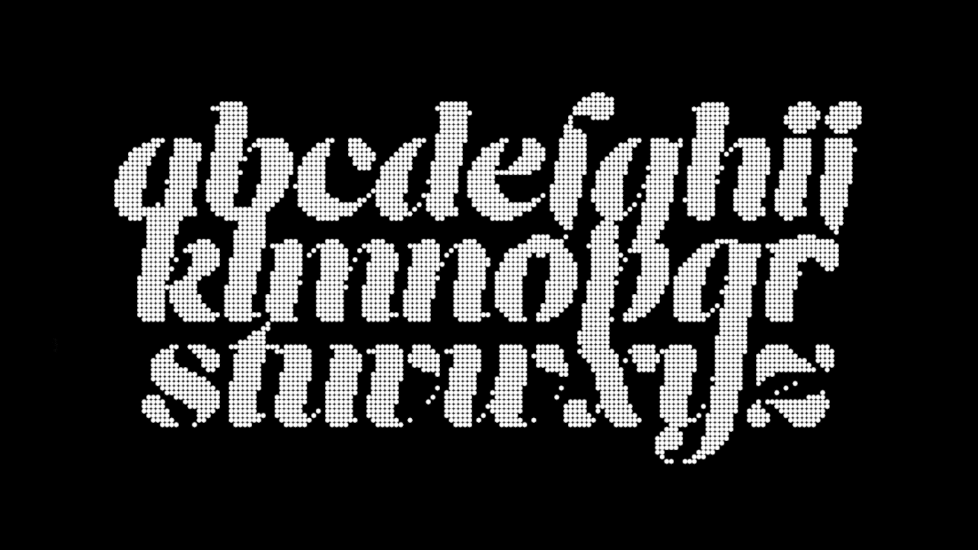 Image 9: typography   generative design creative coding particles motion design Amuki p5js kinetic typography designtools kinetictype