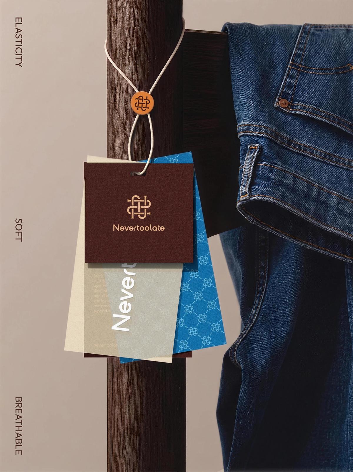 Image 7: NevertoolateApparel merchandise design layout branding