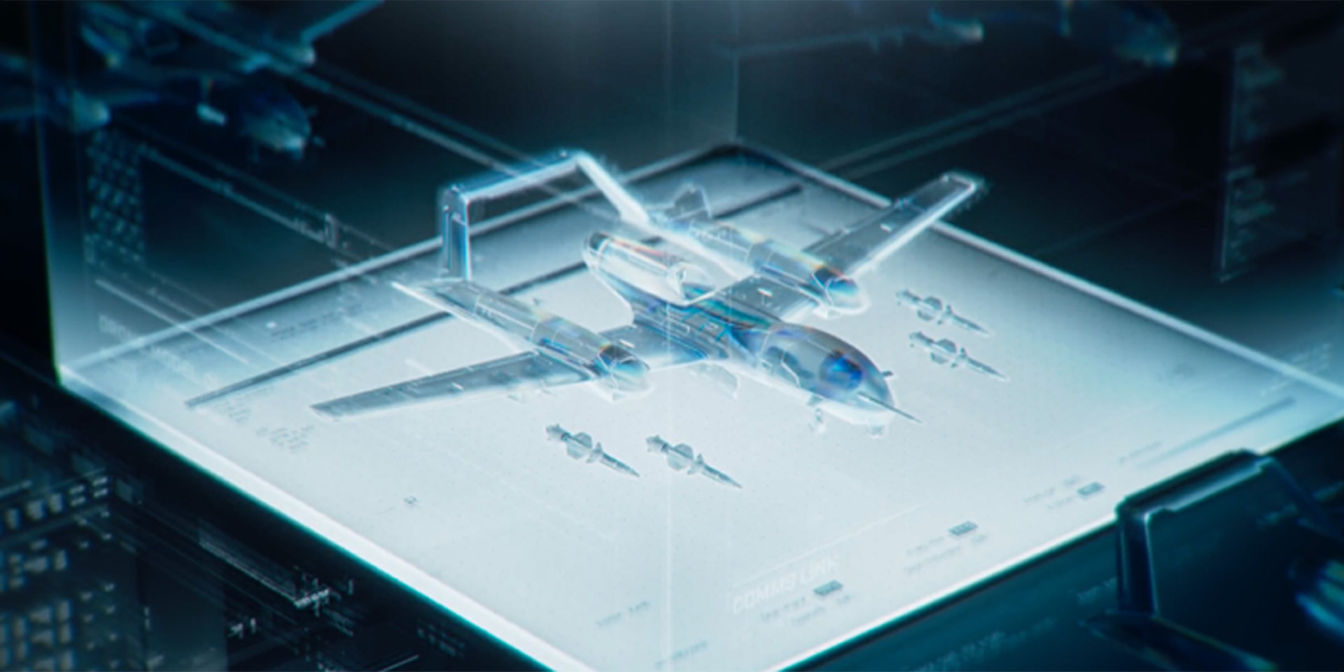 Image 2: Mainframe mission briefing visuals from Call of Duty: Black Ops 7 by Territory Studio.