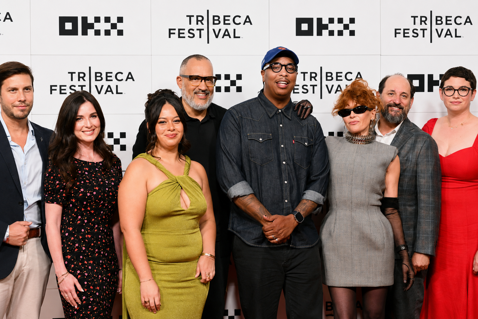 Image 2: The ChikaBOOM! team on the red carpet at the 2026 Tribeca Festival