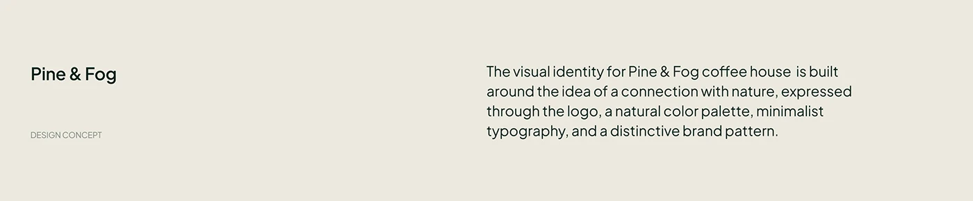 Image 2: Pine & Fog branding brand design asset