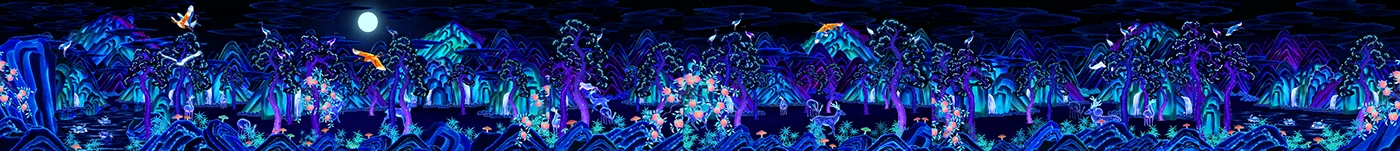 Image 25: vivatech Samsung design Exhibition Exhibition Design 십장생도 Health motion graphics 2D Animation ai