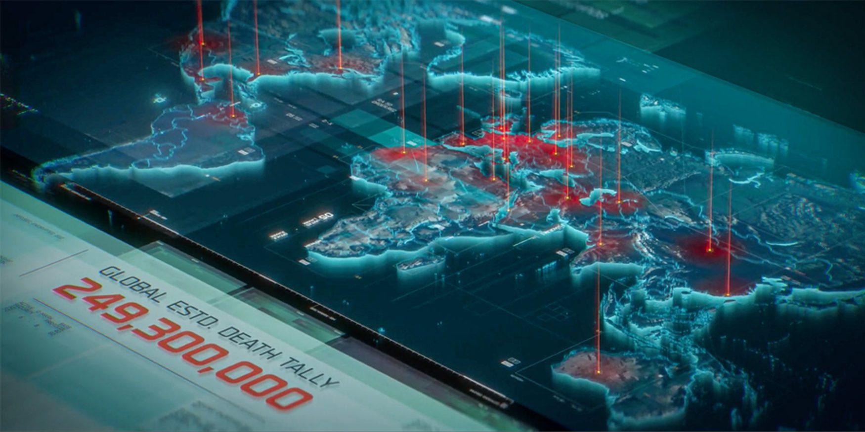 Image 3: Map visualisation from Call of Duty: Black Ops 7 by Territory Studio.