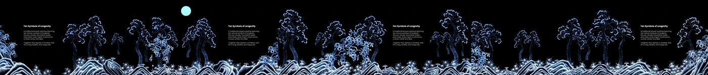 Image 24: vivatech Samsung design Exhibition Exhibition Design 십장생도 Health motion graphics 2D Animation ai
