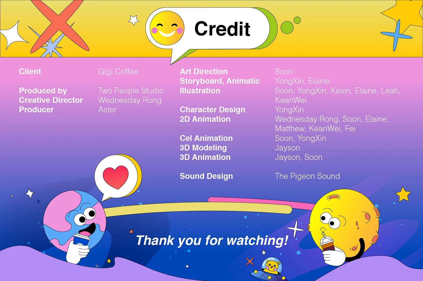Image 43: motion graphics art direction Coffee animation gigi coffee Character design Digital Art cartoon Fun cute
