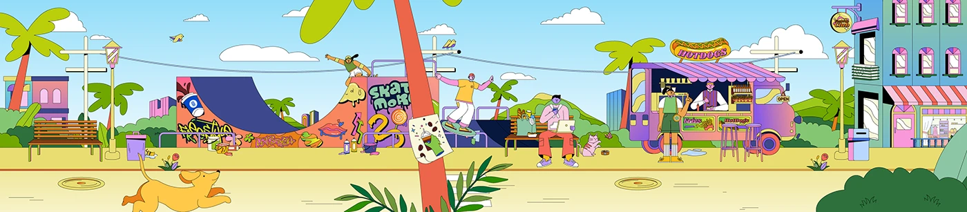 Image 41: motion graphics art direction Coffee animation gigi coffee Character design Digital Art cartoon Fun cute