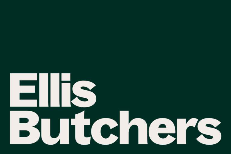 Image 1: Ellis Butchers branding hero graphic mockup by Studio Blackburn