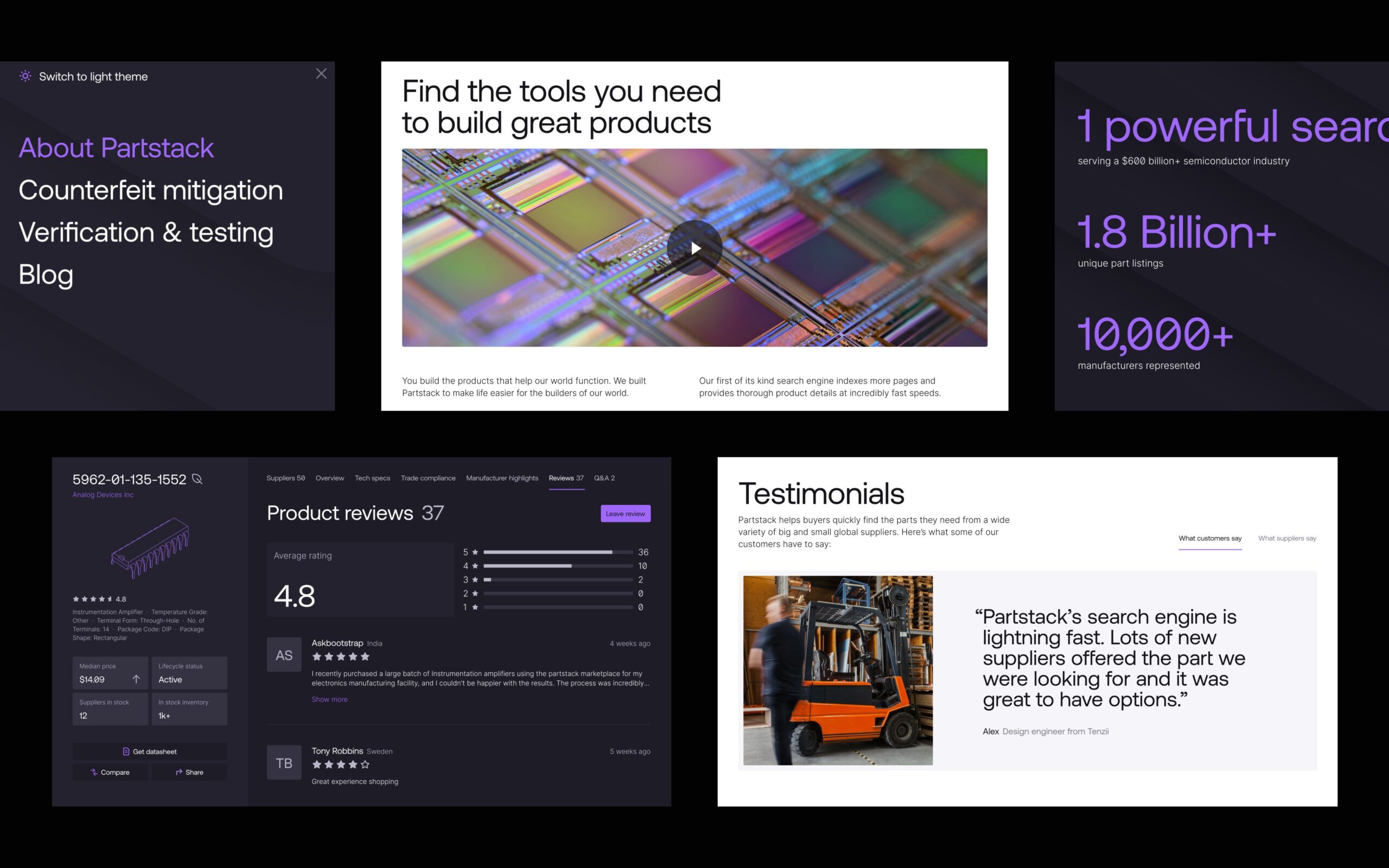 Partstack Introduces a New Industrial Brand Identity by Clay