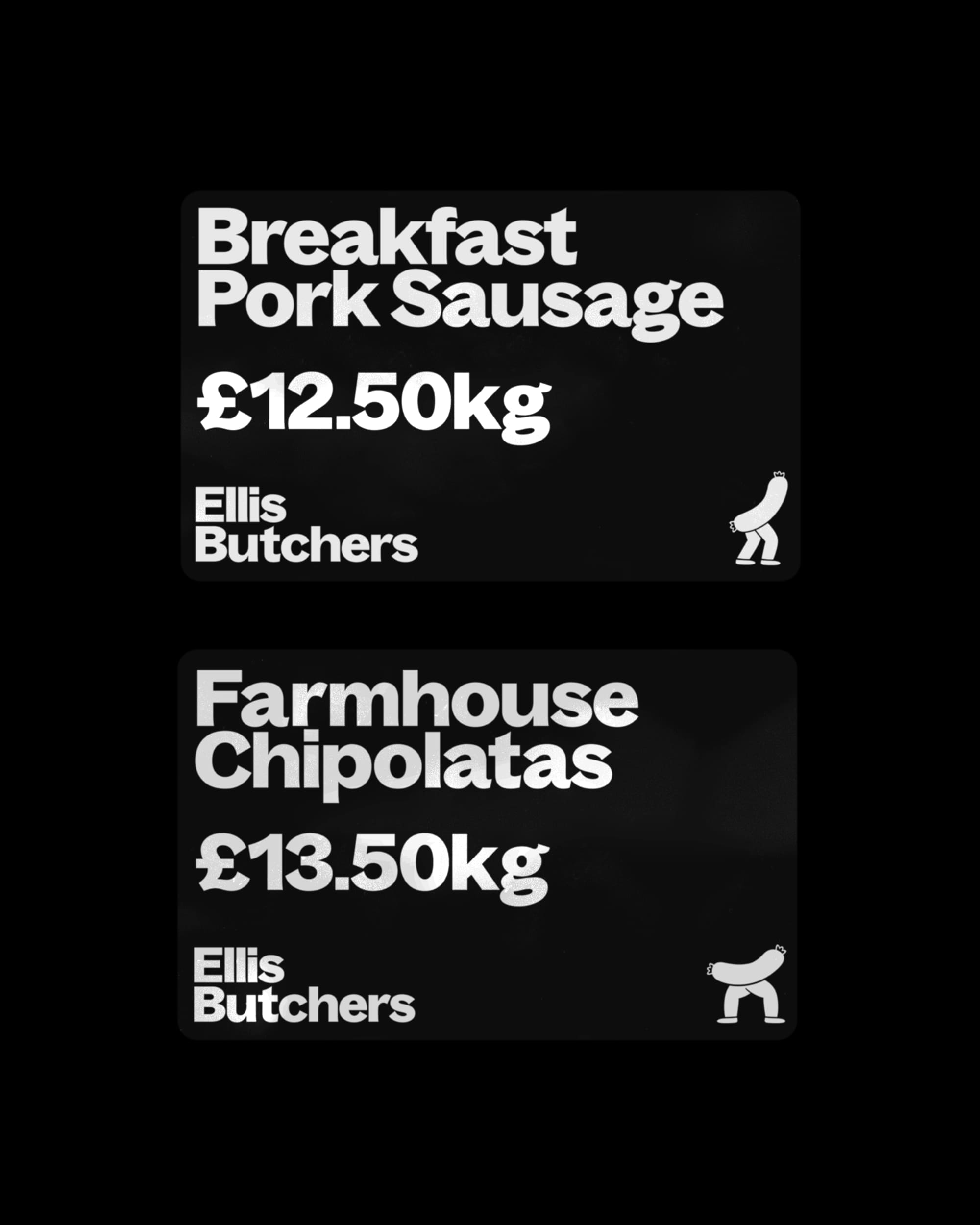 Image 7: Ellis Butchers branding design asset detail 6