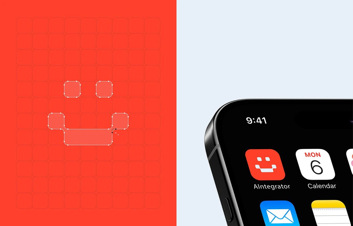 Image 2: AIntegrator brand design asset detail branding