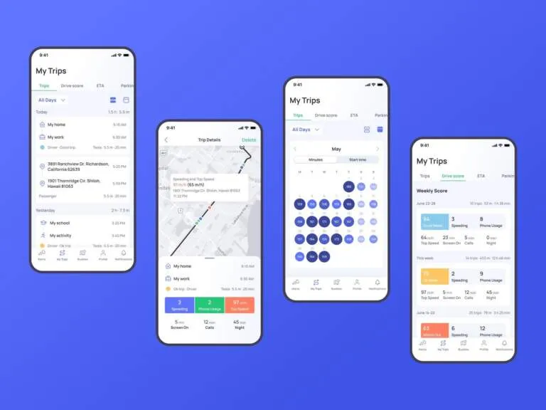 Img06 - Otozen Mobile App: Designing a High-Contrast UI/UX for Safe Driving